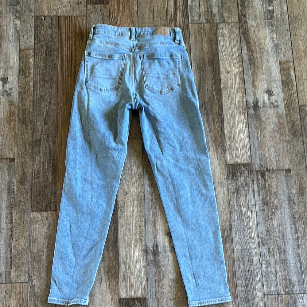 American Eagle Outfitters Blue Straight Jeans Classic Denim